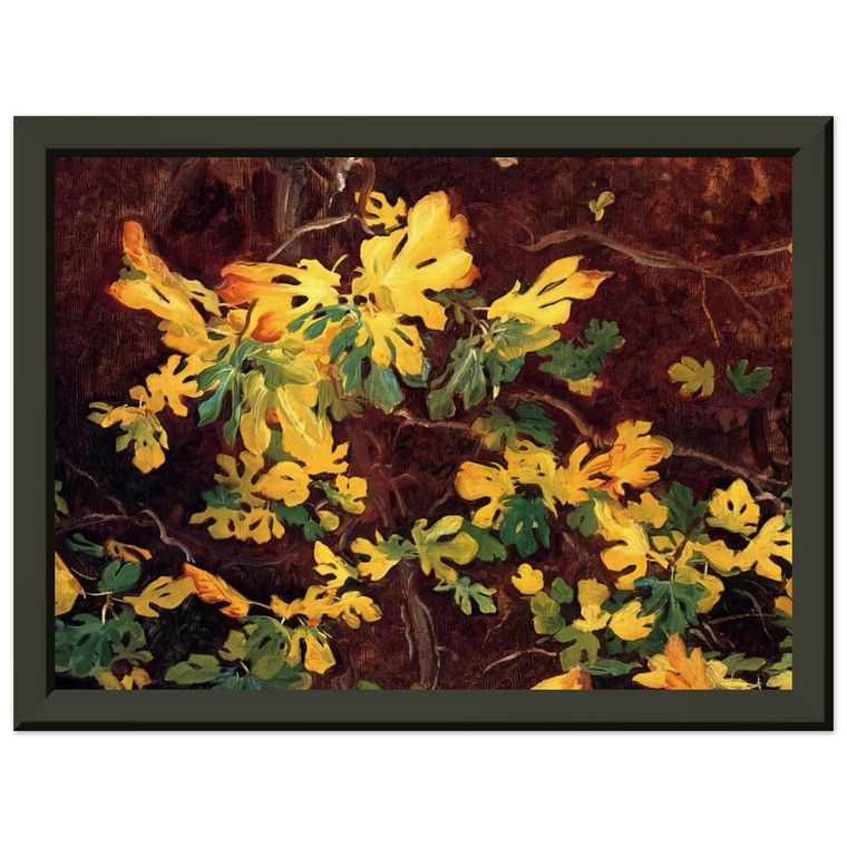 John Singer Sargent  Study of a Fig Tree Premium Metal Framed Art Print / Poster