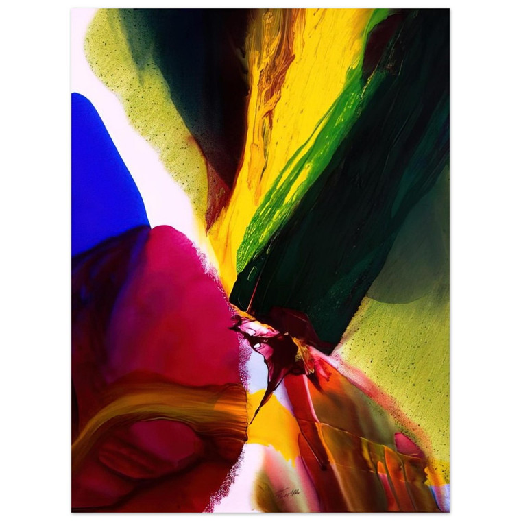 Paul Jenkins  Phenomena Phoenix Equinox Aluminum Print