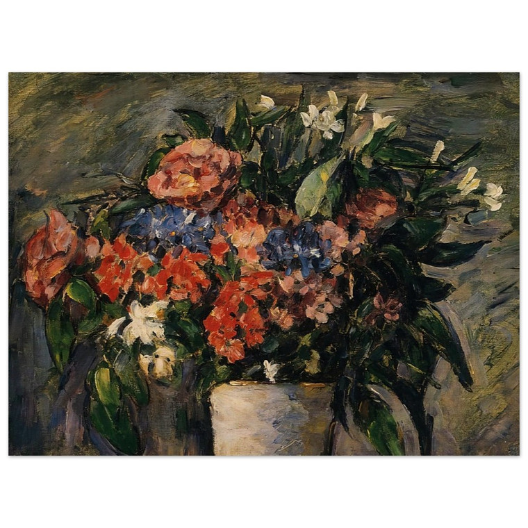 Paul Cezanne  Pot of Flowers Wood Print