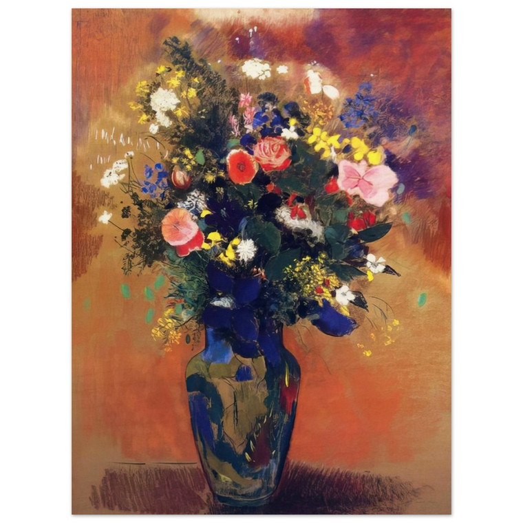 Odilon Redon  LARGE BOUQUET OF WILD FLOWERS Wood Print