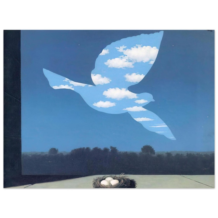 Rene Magritte  THE RETURN 1940 Aluminum Print