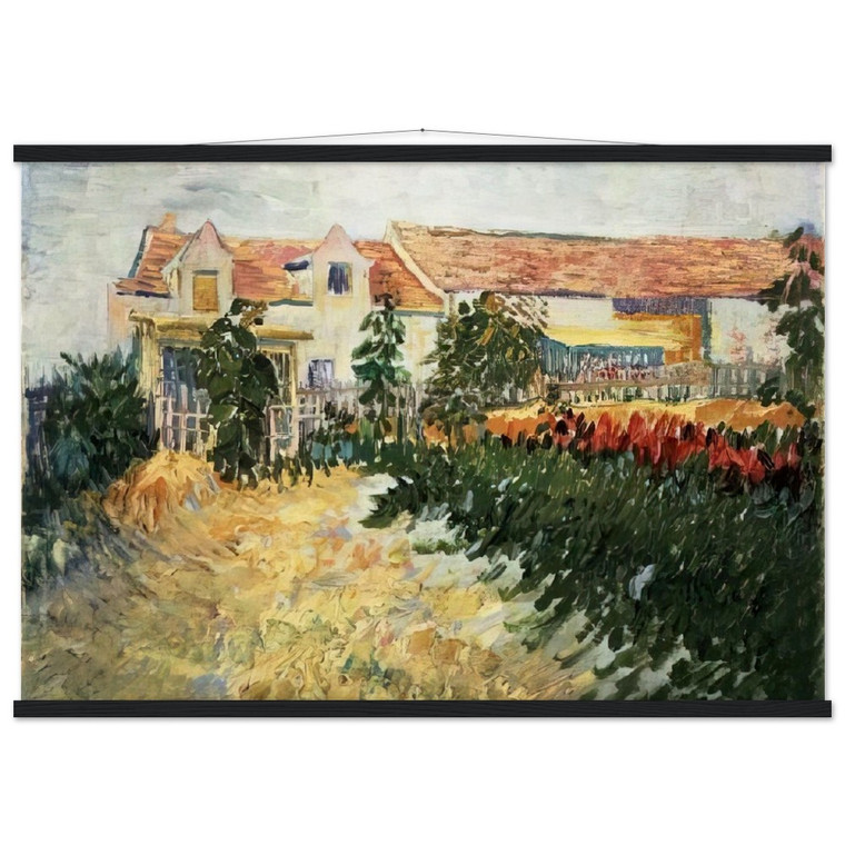 Van Gogh Sunflowers House Museum Matte Poster with Hanger