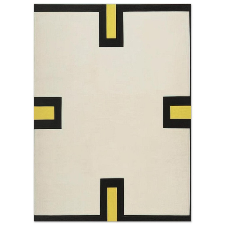 Al Held  Maltese Cross Fine Art Poster / Art Print