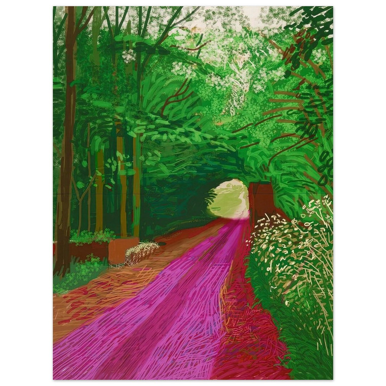 David Hockney  David Hockney N28 Wood Print