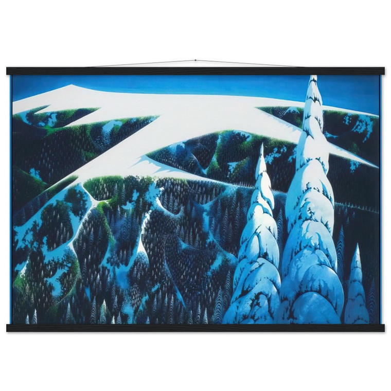 Eyvind Earle Sangre De Cristo Range Museum-Quality Matte Poster with Hanger