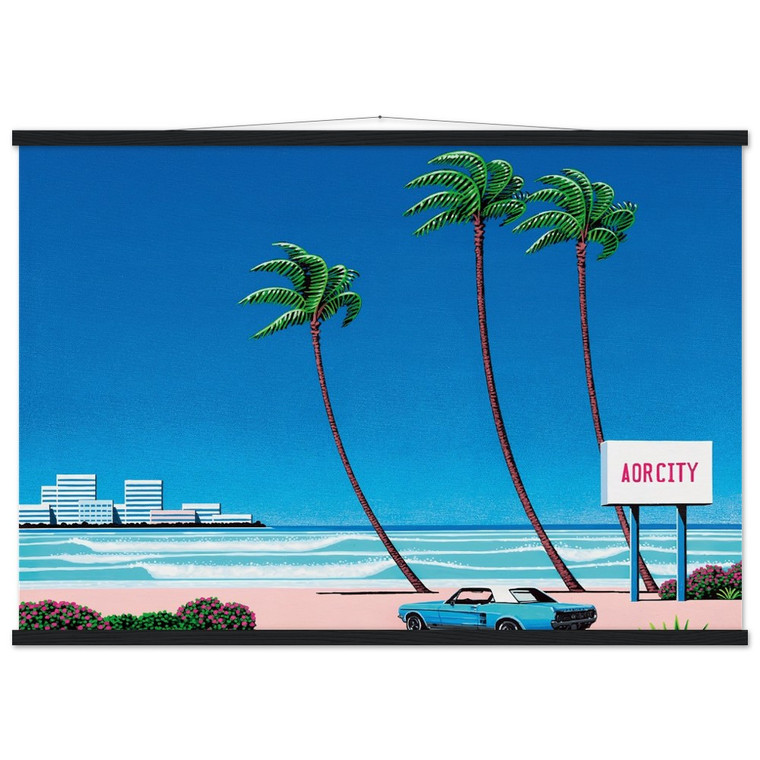 Hiroshi Nagai Light Mellow Sealine N2 Museum Quality Matte Poster with Hanger