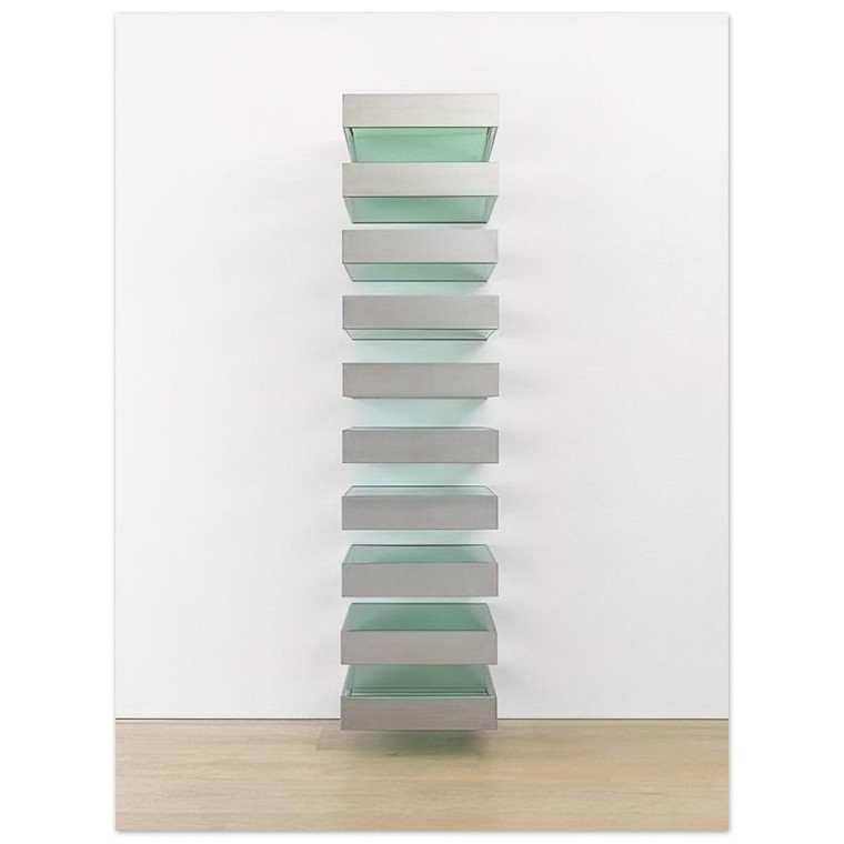 Donald Judd  Untitled Bernstein 891  1989 Aluminum Print