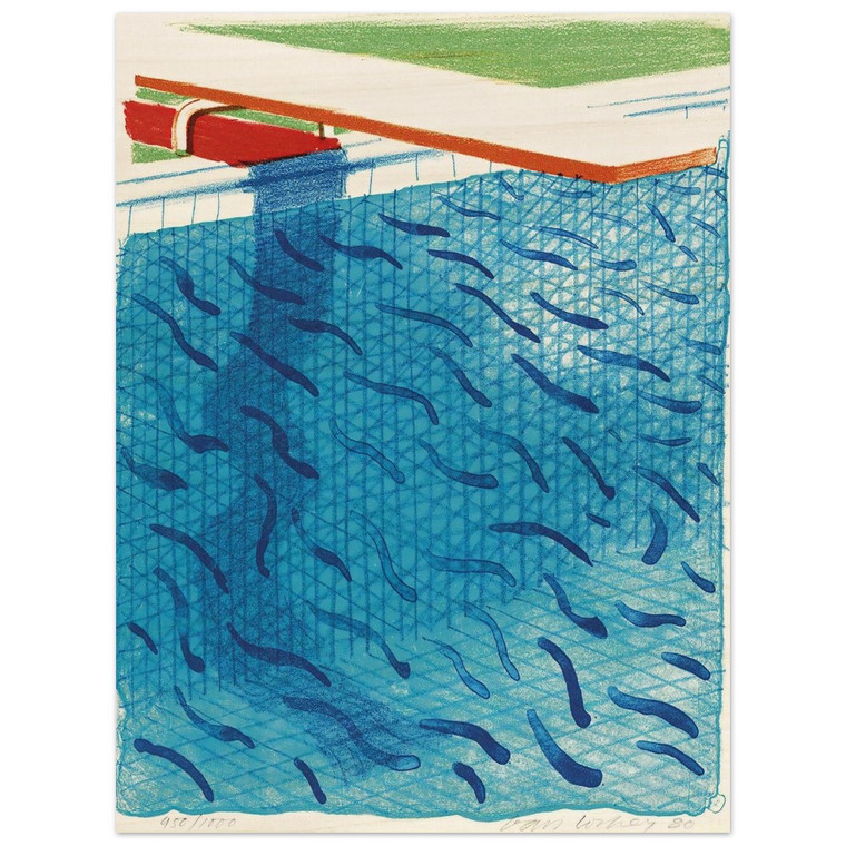 David Hockney  David Hockney N6 Wood Print