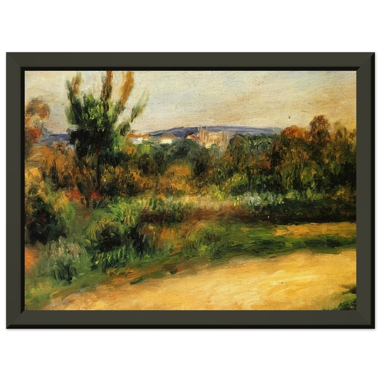 PierreAuguste Renoir  Midday Landscape Premium Metal Framed Art Print / Poster