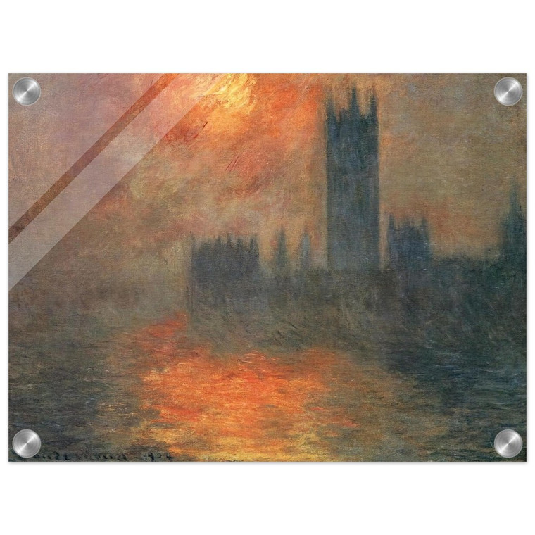 claude monet  Houses of Parliament Sunset Acrylic Print