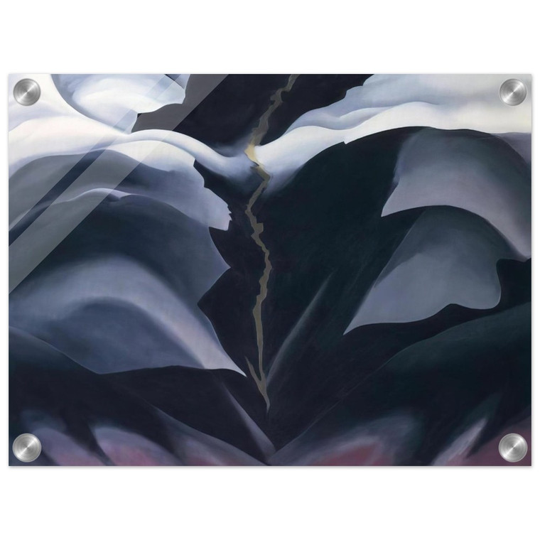 Georgia OKeeffe  Black Place II Acrylic Print