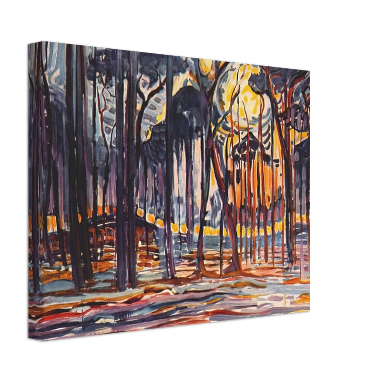 Piet Mondrian  Woods near Oele Canvas