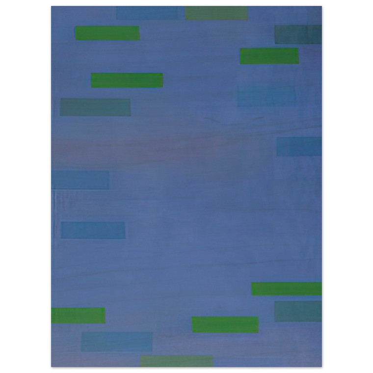 Ad Reinhardt  Abstract Painting Blue  1952 Wood Print