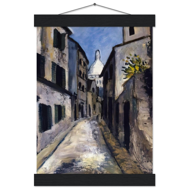 Utrillo SAINT RUSTIQUE ST Museum-Quality Matte Paper Poster with Hanger