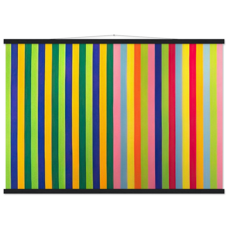 Gene Davis  Solar Skin  1964 Museum-Quality Matte Paper Poster with Hanger