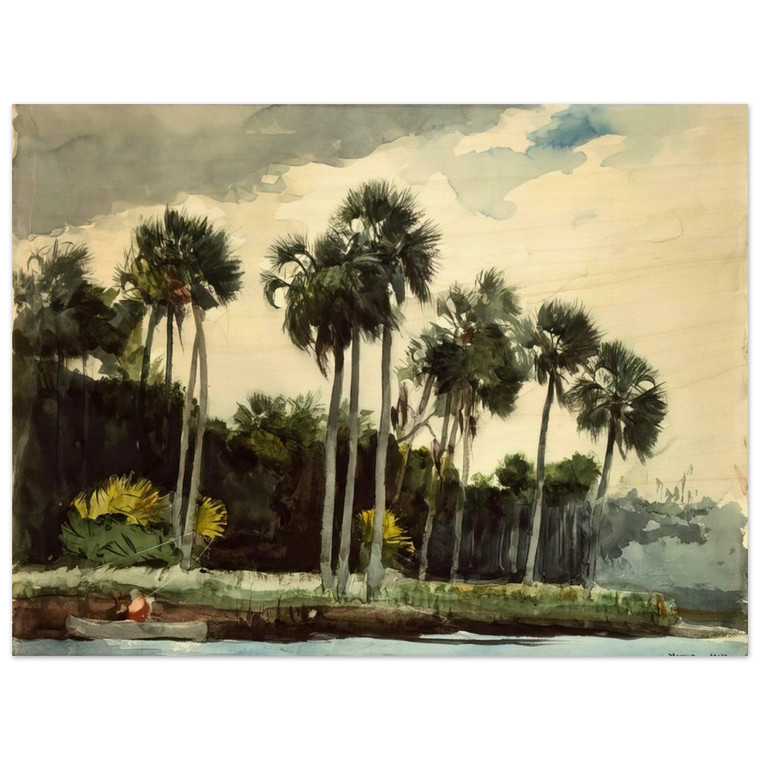 Winslow Homer  THE TURKEY BUZZARD Wood Print