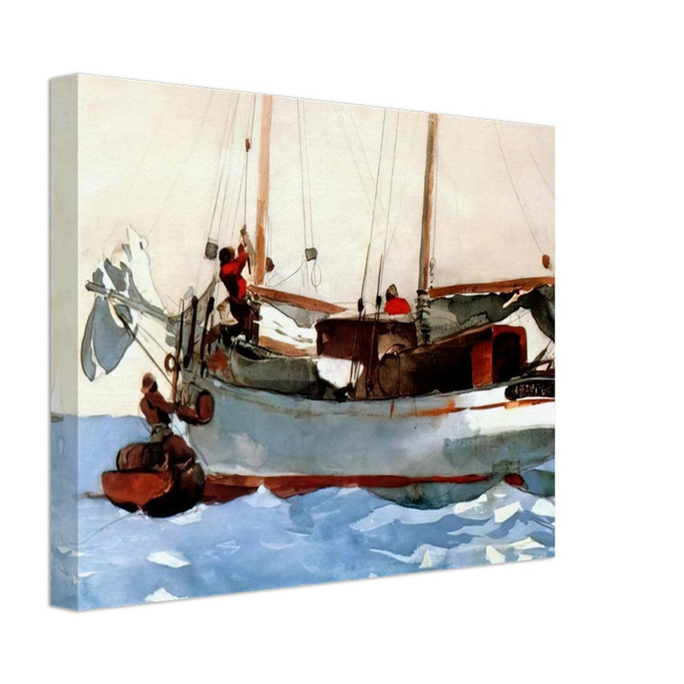 Winslow Homer  TAKING ON WET PROVISIONS Canvas