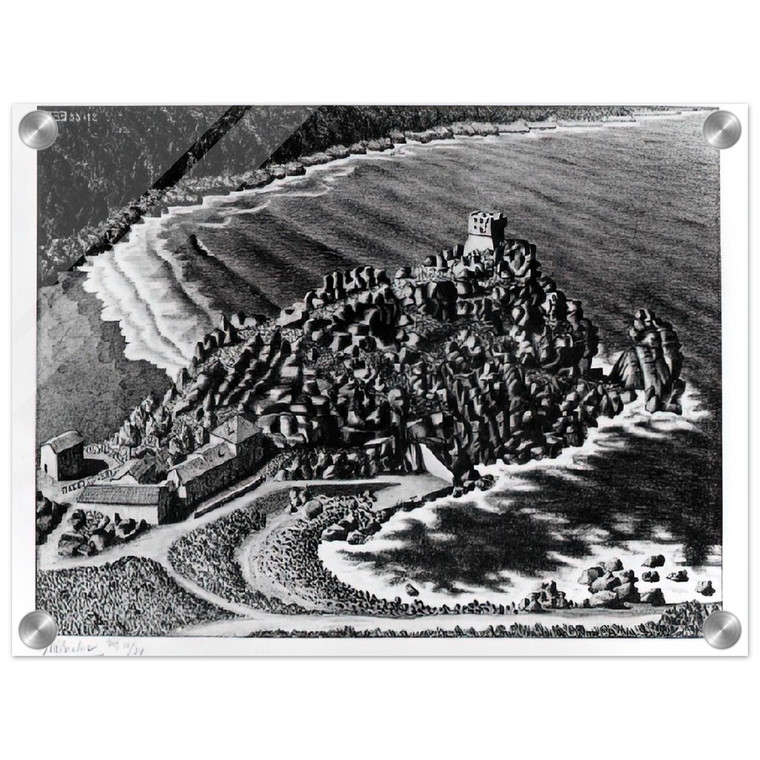 MC Escher  GULF OF PORTO CORSICA DECEMBER 1933 1933 Acrylic Print
