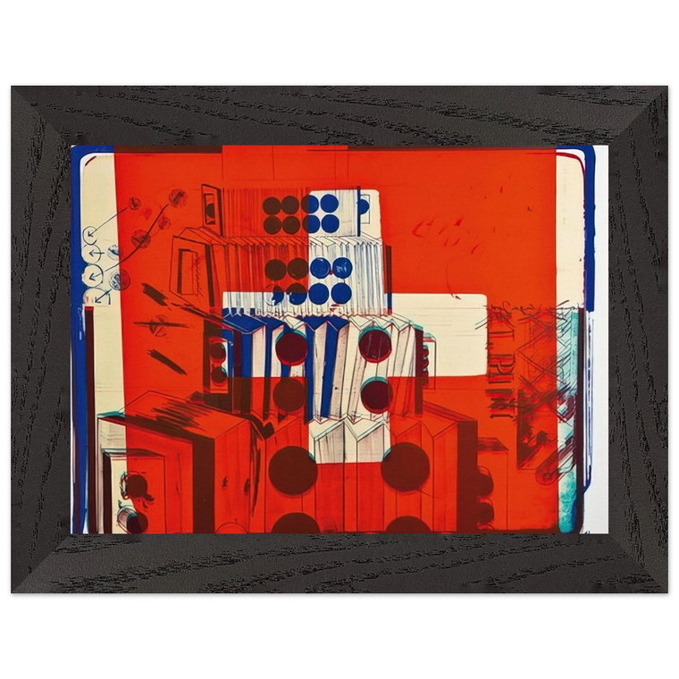 Dieter Roth  Ars Alpina I  1972 Premium Wooden Framed Art Print / Poster