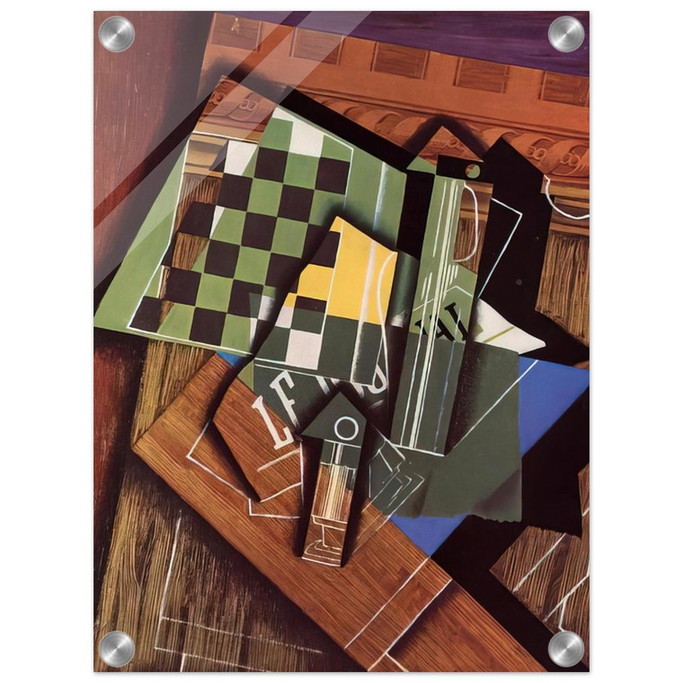 Juan Gris  THE CHECKERBOARD 1915 Acrylic Print