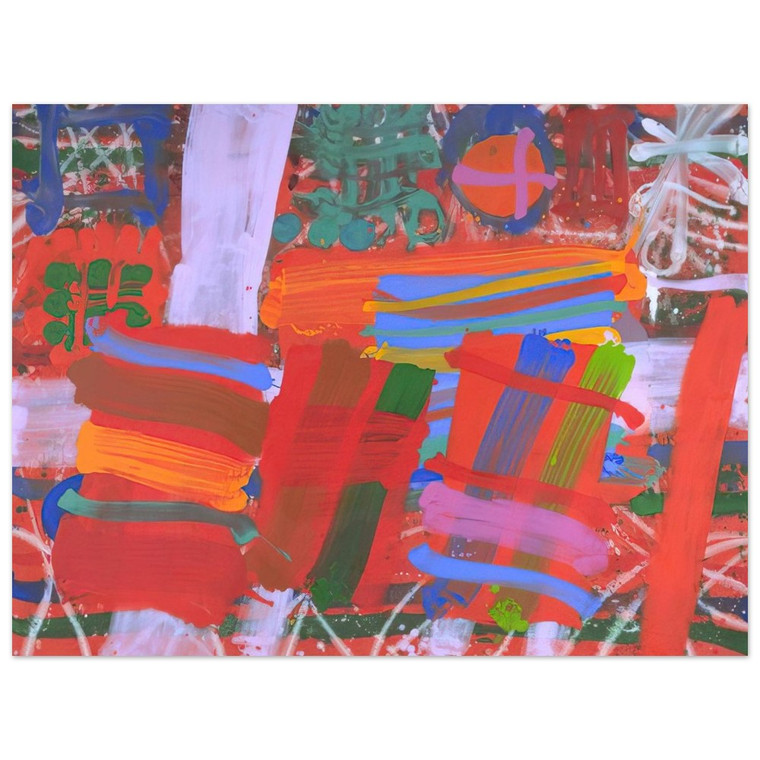 Albert Irvin  St Germain  1995 Aluminum Print