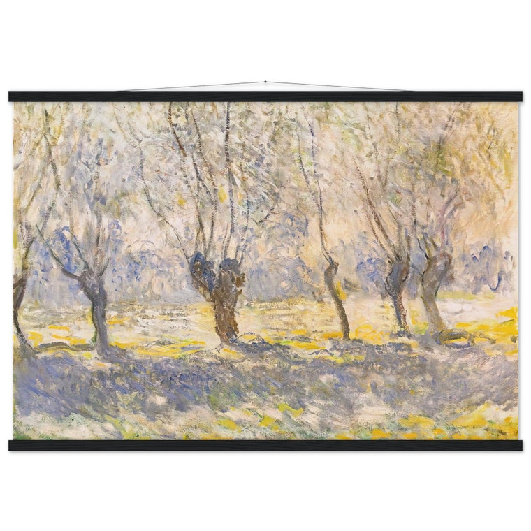 claude monet  Willows Giverny Museum-Quality Matte Paper Poster with Hanger