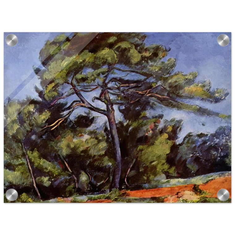 Paul Cezanne  The Great Pine Acrylic Print