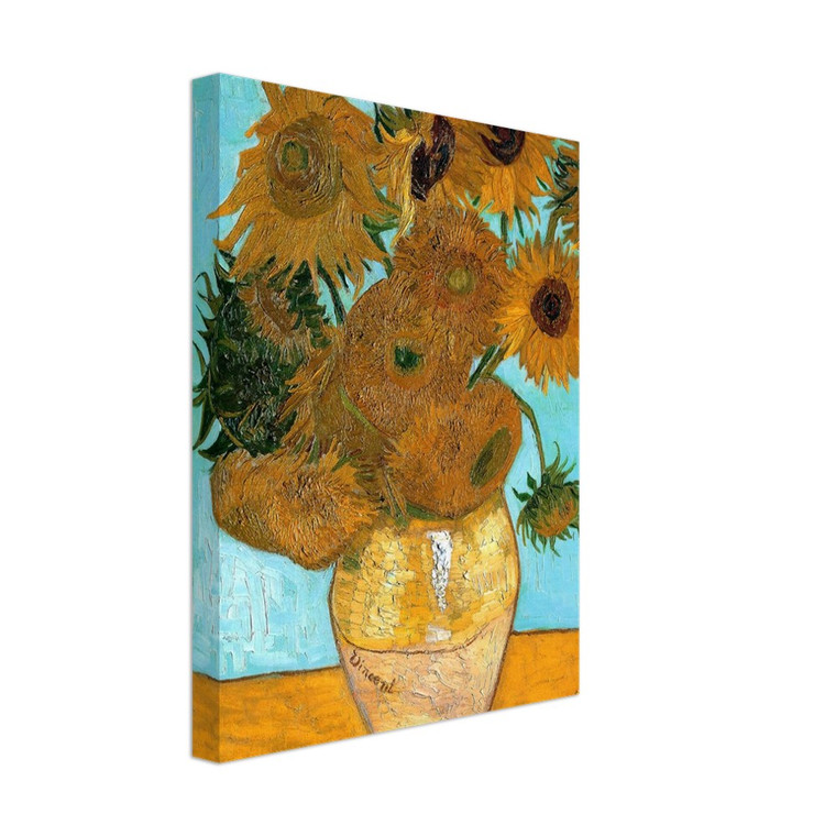 Vincent van Gogh  Still Life  Vase with Twelve Sunflowers Canvas