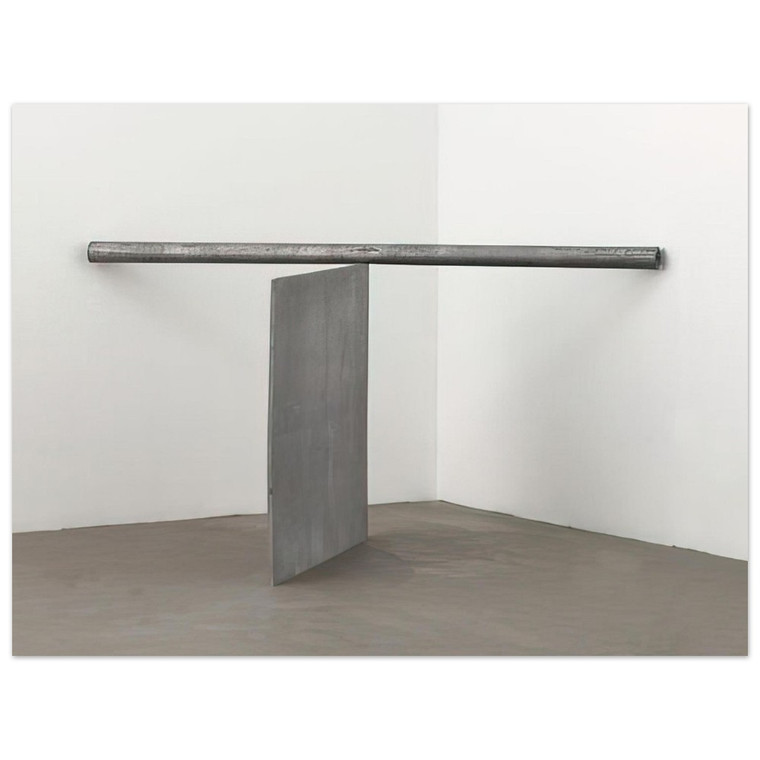 Richard Serra  EQUAL CORNER PROP PIECE 1970 Aluminum Print