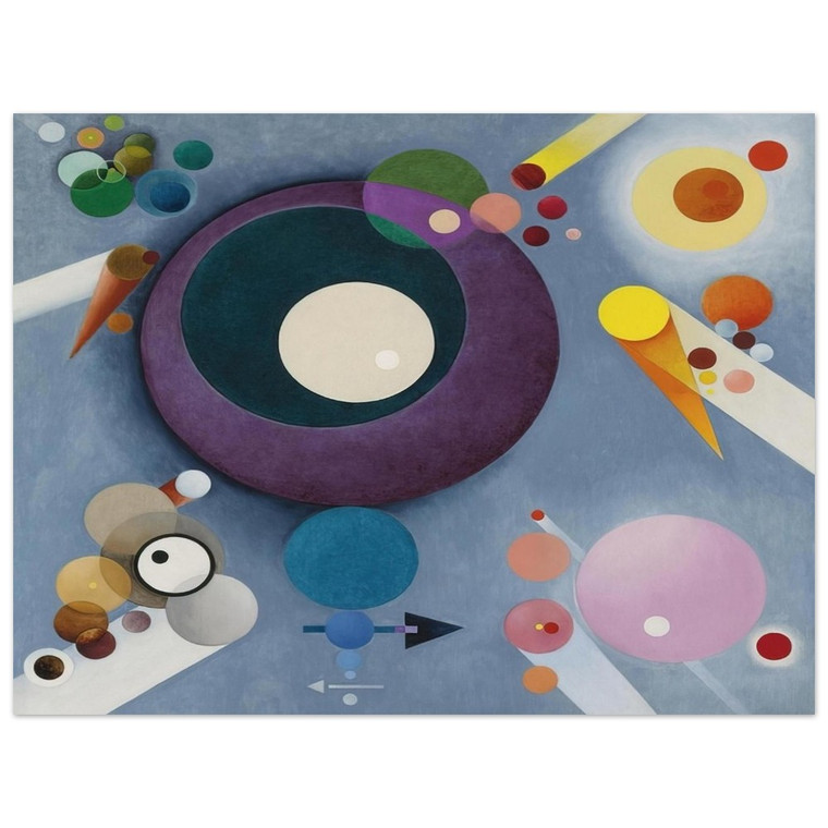 Rudolf Bauer  SPIRITUAL PLEASURES 1935 Aluminum Print