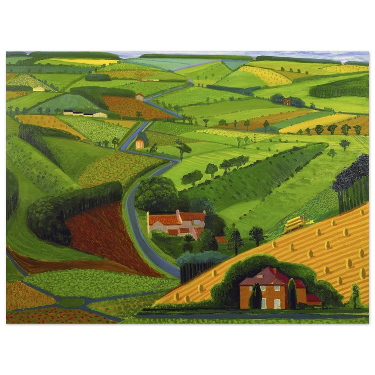 David Hockney  David Hockney N1 Wood Print