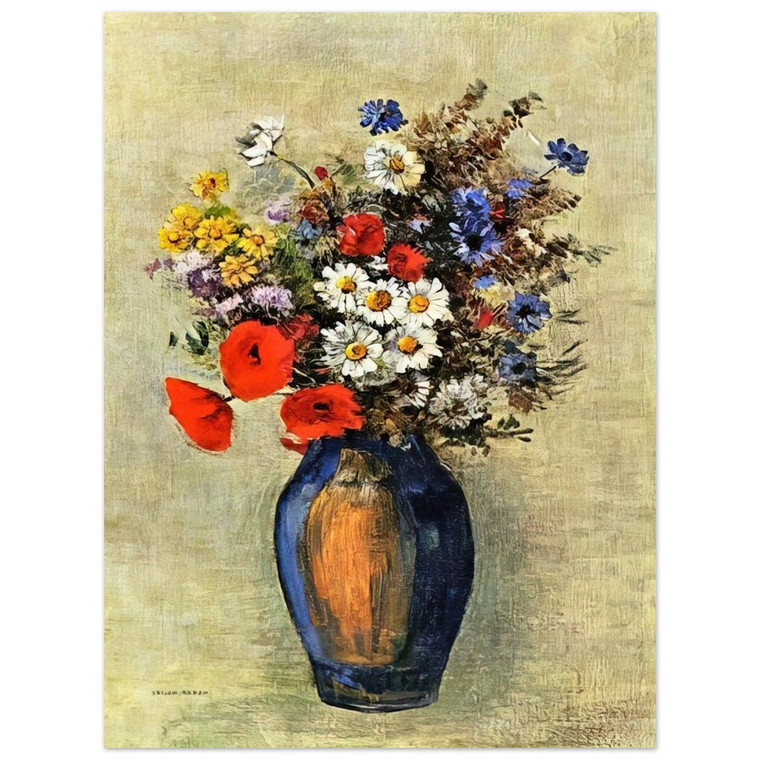 Odilon Redon  VASE OF FLOWERS 2 Aluminum Print