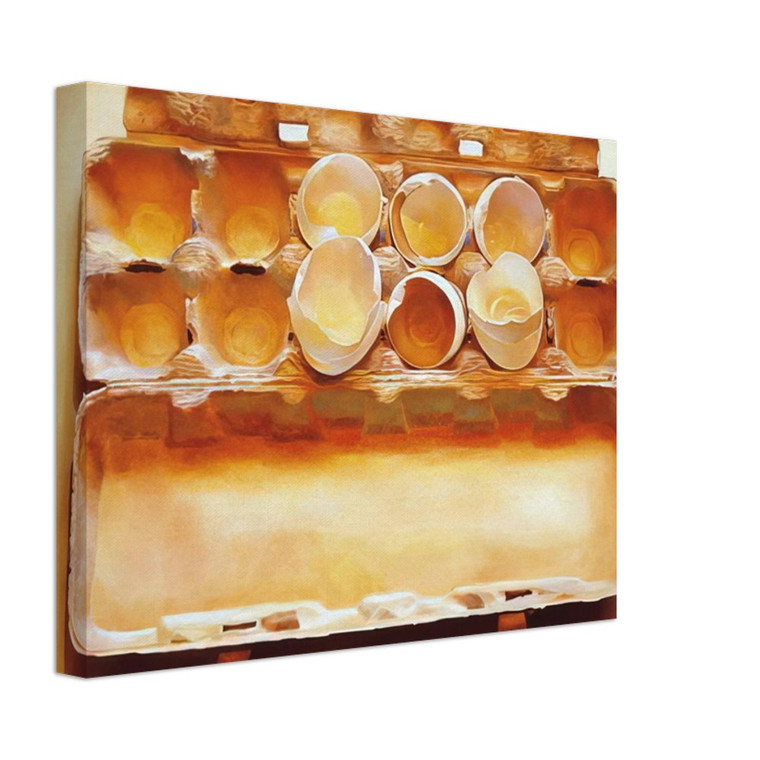 Mary Pratt  Eggs in an Egg Crate  1975 Canvas