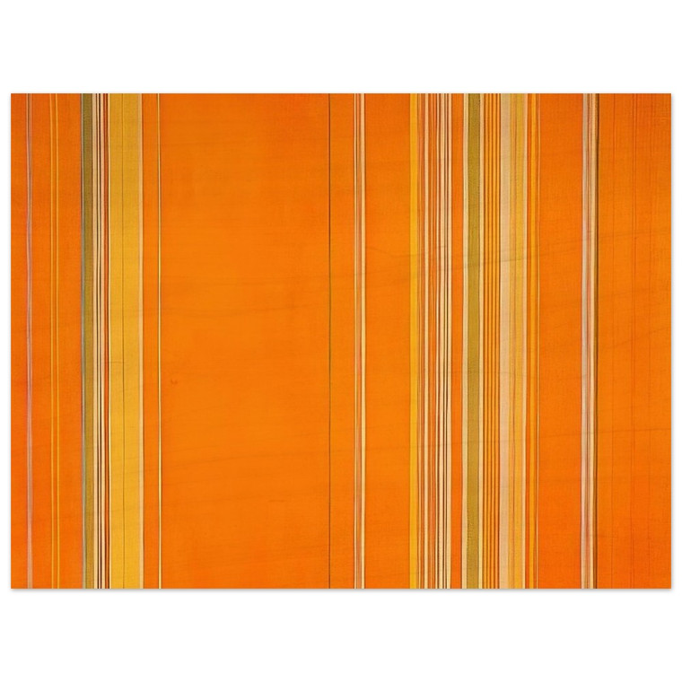 Gene Davis  Solar Diary Needle Park  1972 Wood Print