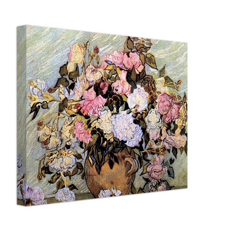 Vincent van Gogh  Still Life Vase with Roses Canvas