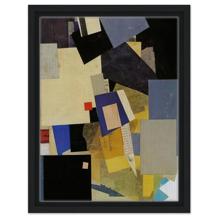 Kurt Schwitters  ELIKAN 1925 Framed Canvas