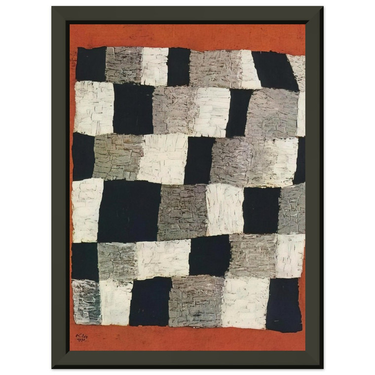 Paul Klee  RHYTHMIC RYTHMICAL 1930 Premium Metal Framed Art Print / Poster