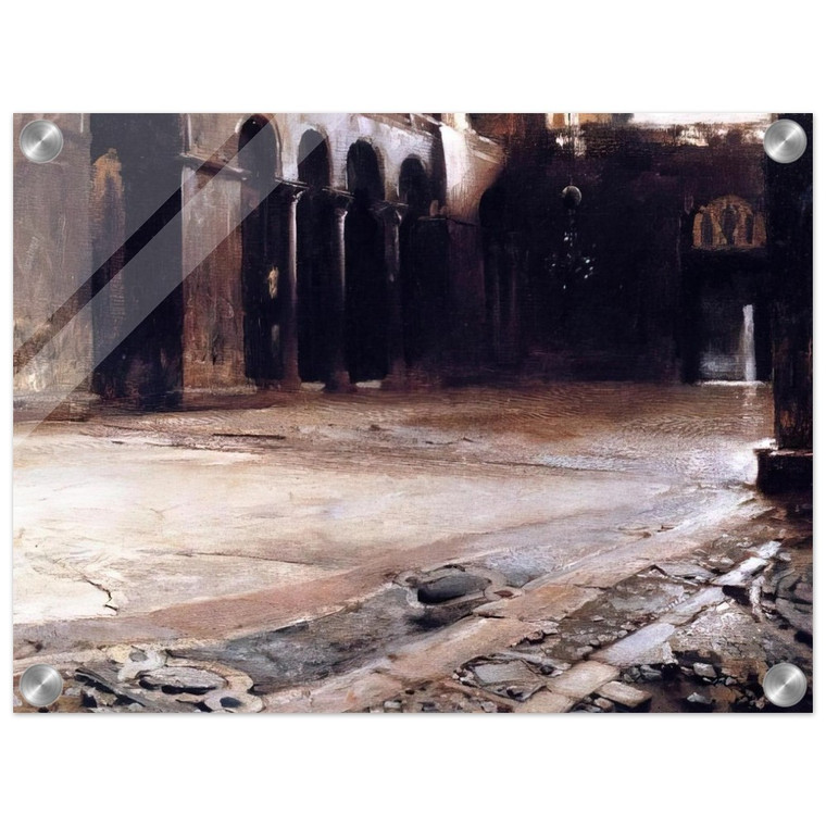 John Singer Sargent  Pavement of St Marks Acrylic Print