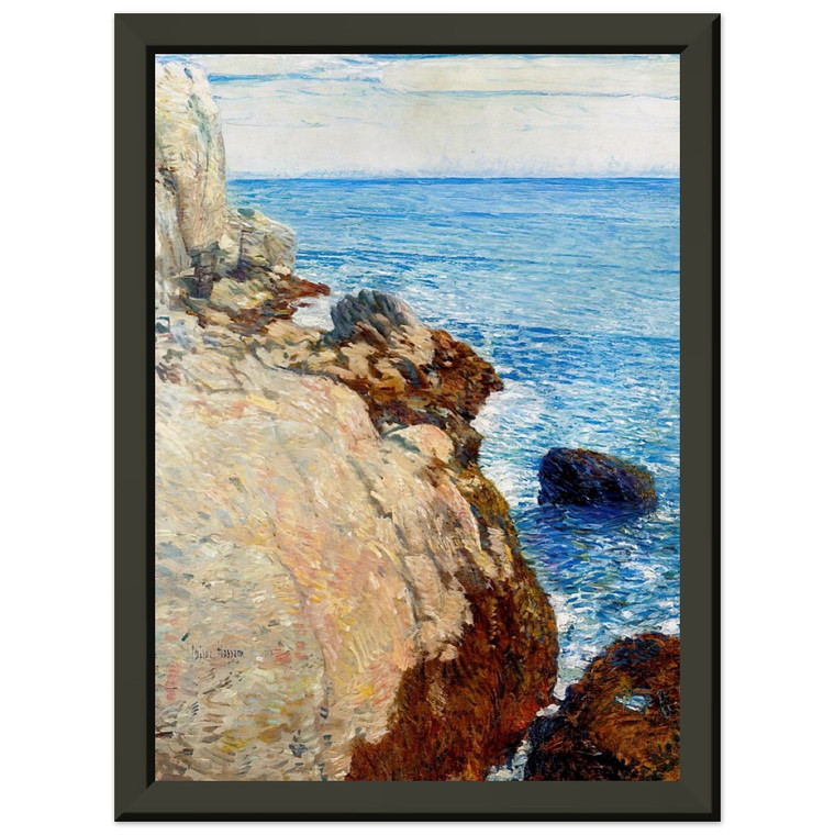 Childe Hassam Appledore Shoals Premium Metal Framed Art Print / Poster
