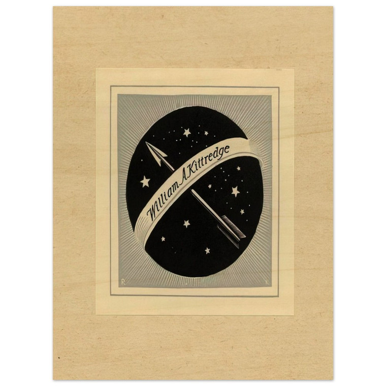 Rockwell Kent  Illustration to William A Kittredge Wood Print