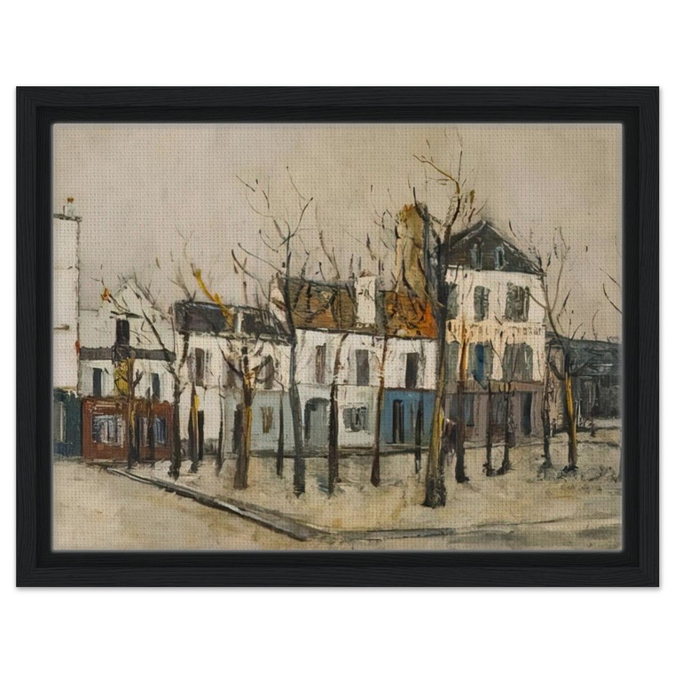 Maurice Utrillo  LA PLACE DU TERTRE 1910 Framed Canvas