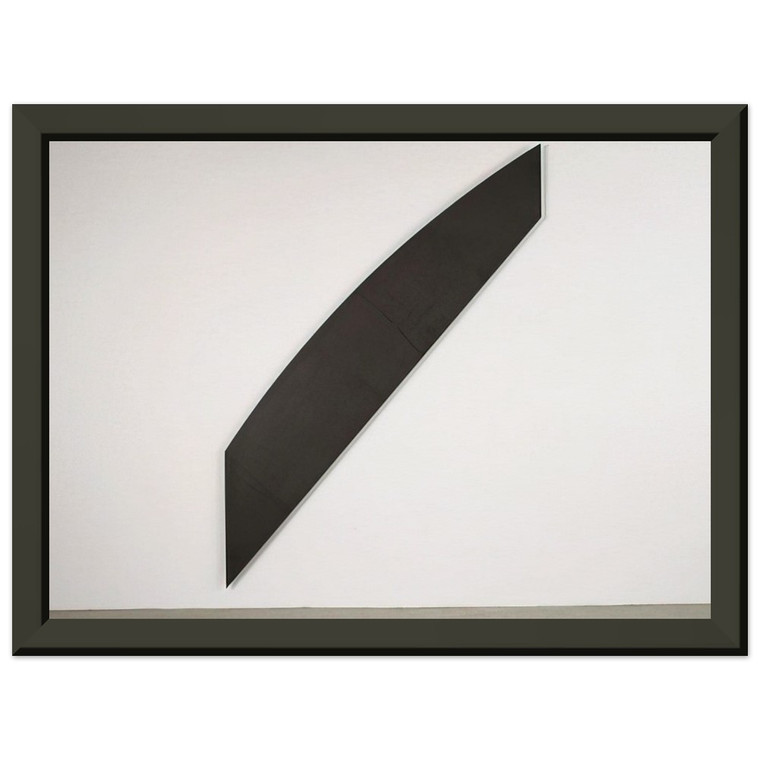 Ellsworth Kelly  Diagonal with Curve IX Premium Metal Framed Art Print / Poster