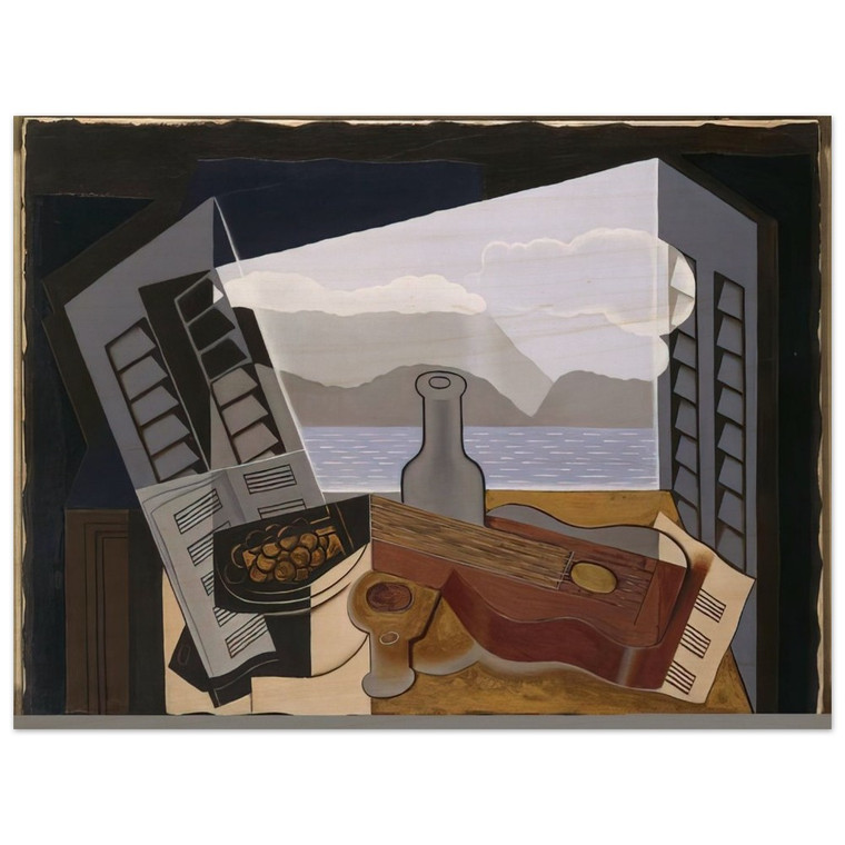 Juan Gris  THE OPEN WINDOW 1921 N2 Wood Print