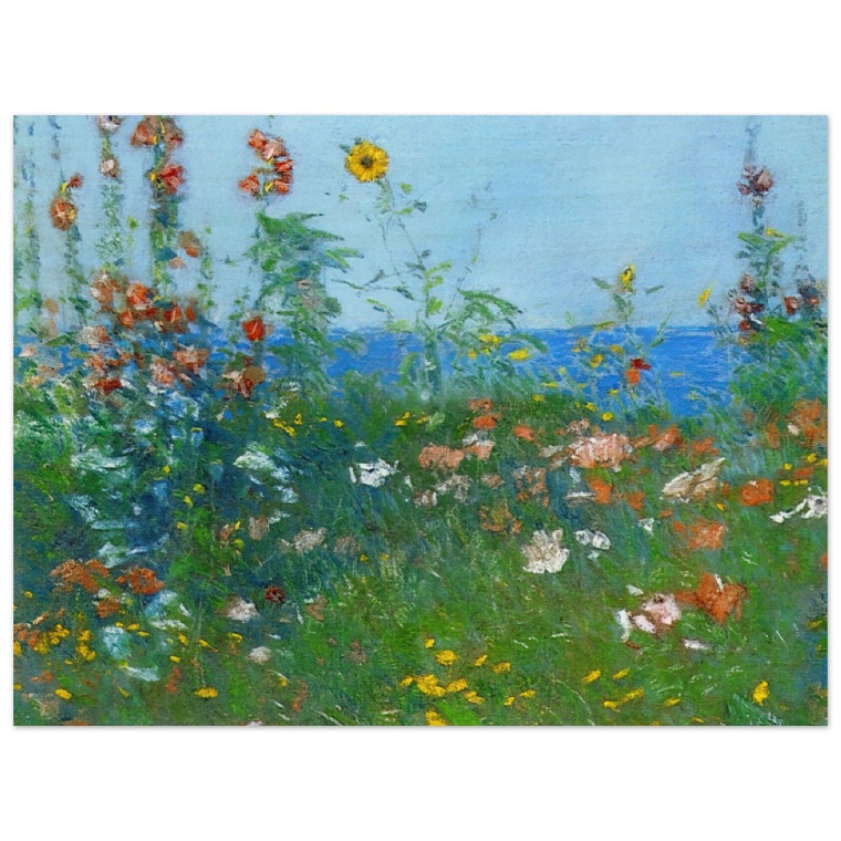 Childe Hassam  Poppies Isles of Shoals 03 Wood Print