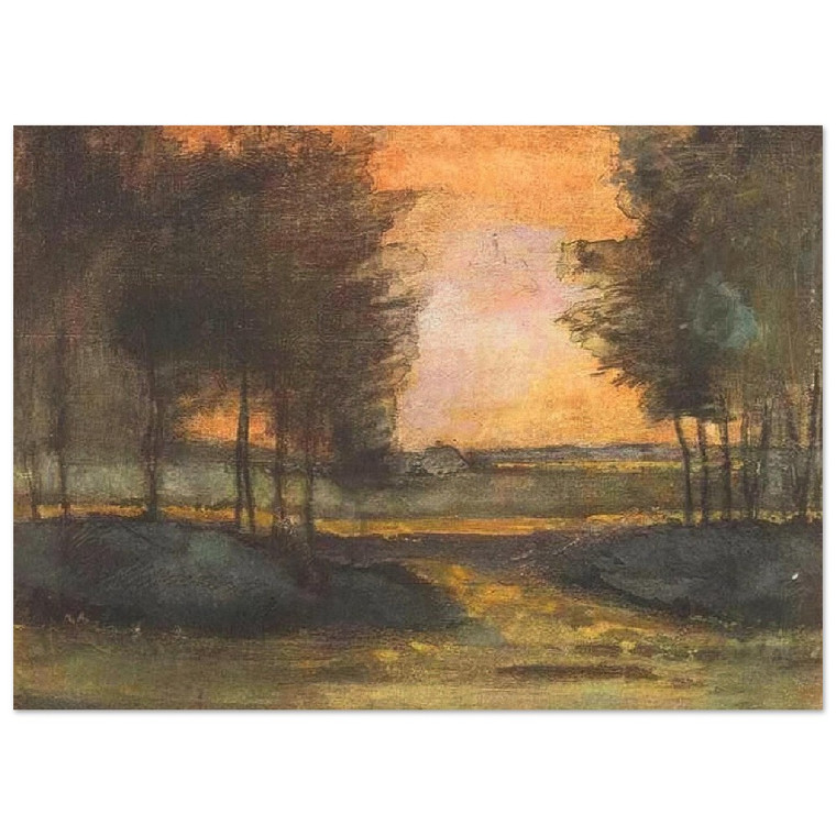 Vincent van Gogh  The Landscape in Drenthe Fine Art Poster / Art Print