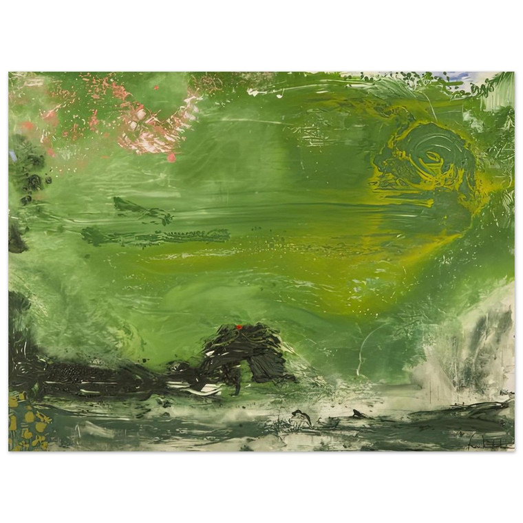 Helen Frankenthaler  Overture 1992 Aluminum Print