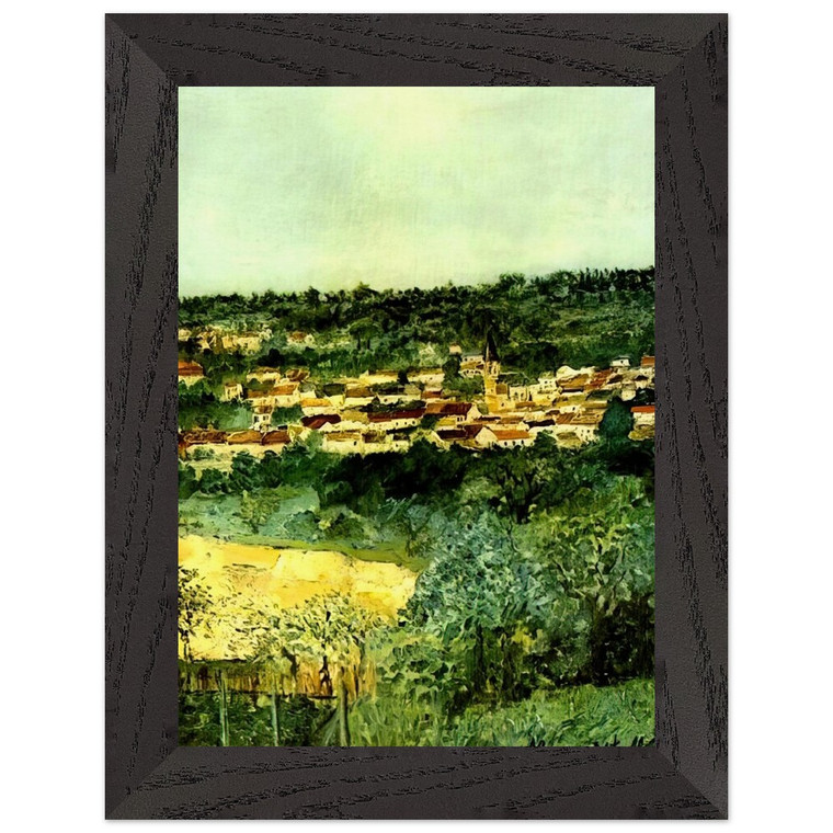 Maurice Utrillo  VIEW OF MONTMAGNY Premium Wooden Framed Art Print / Poster