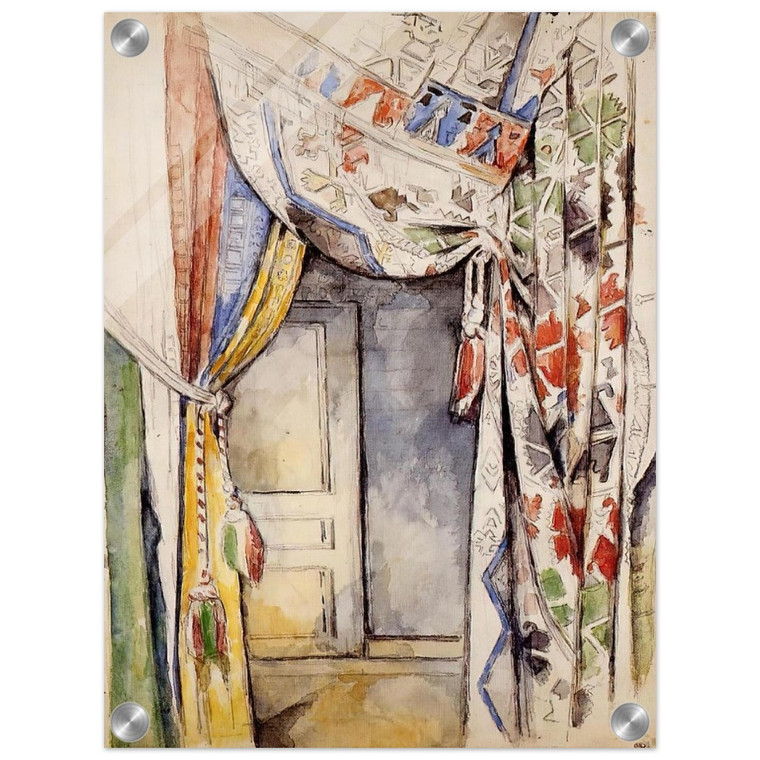 Paul Cezanne  Curtains Acrylic Print