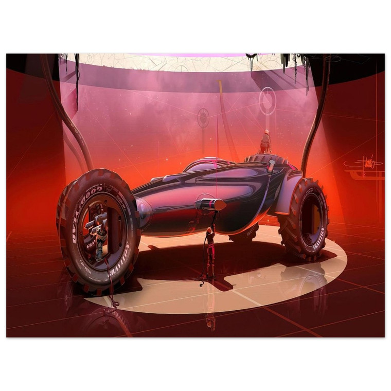 Syd Mead  Syd Mead N6 Aluminum Print