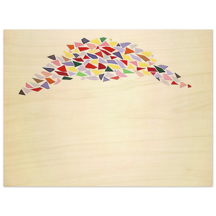 Robert Goodnough  Texas Arch I  PostPainterly Abstraction Wood Print